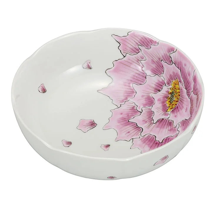 KUTANI WARE BOWL BOTAN / YOSHINORI FUKUDA