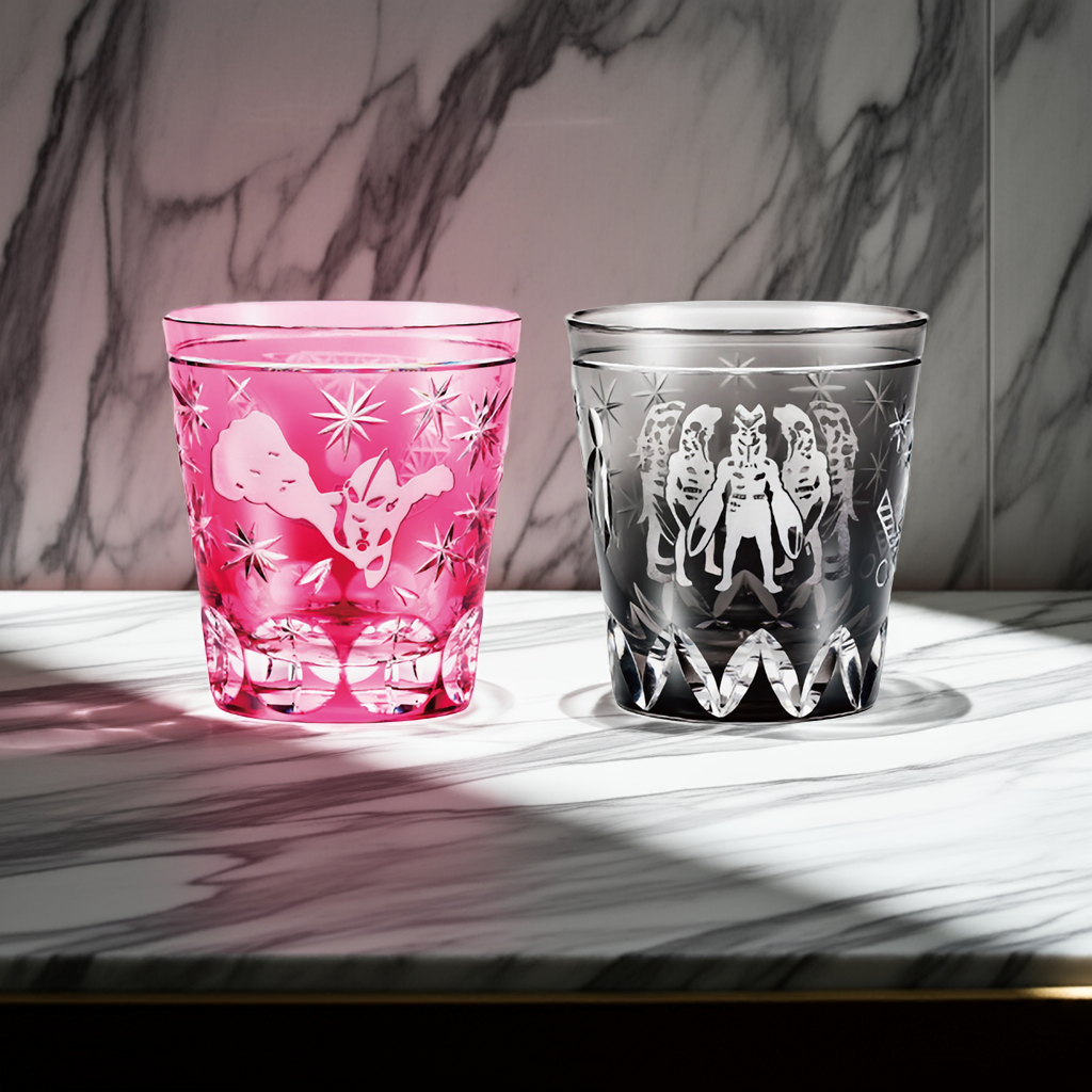 ULTRAMAN EDO KIRIKO GLASS – JAPANESE CUT GLASS COLLABORATION LIMITED EDITION