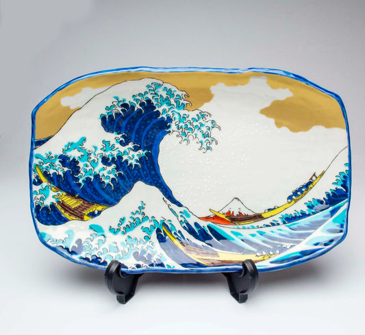KUTANI WARE PLATE NAMI /SEIKOU KLIN