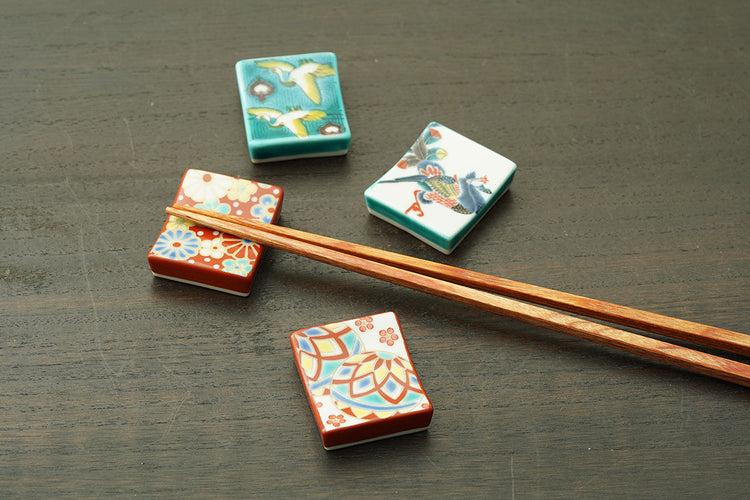 Kutani Ware Chopstick Rests