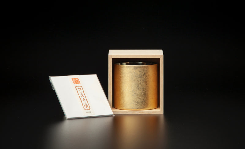 YAMANAKA LACQUERWARE URUSHI POLISHED CUP DOUBLE-WALLED HAKUI SERIES - ROCK