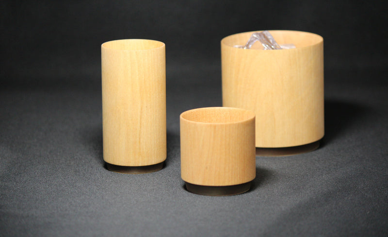 YAMANAKA LACQUERWARE MIZUME SAKURA ROCK CUP – TREE RINGS NATURAL