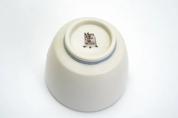 KUTANI WARE GUINOMI TWO SPARROWS PAINTING /TOSHITO NAKAMURA