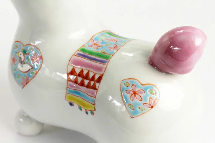 KUTANI WARE RODY WATERFOWL DESIGN