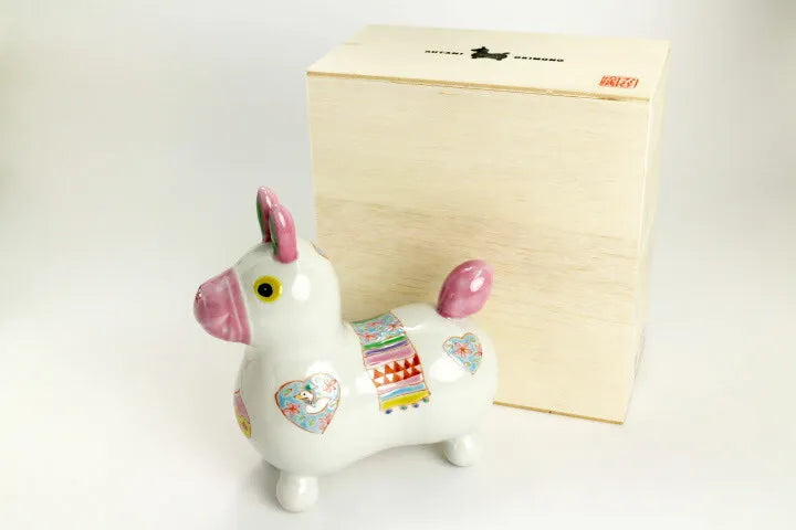 KUTANI WARE RODY WATERFOWL DESIGN