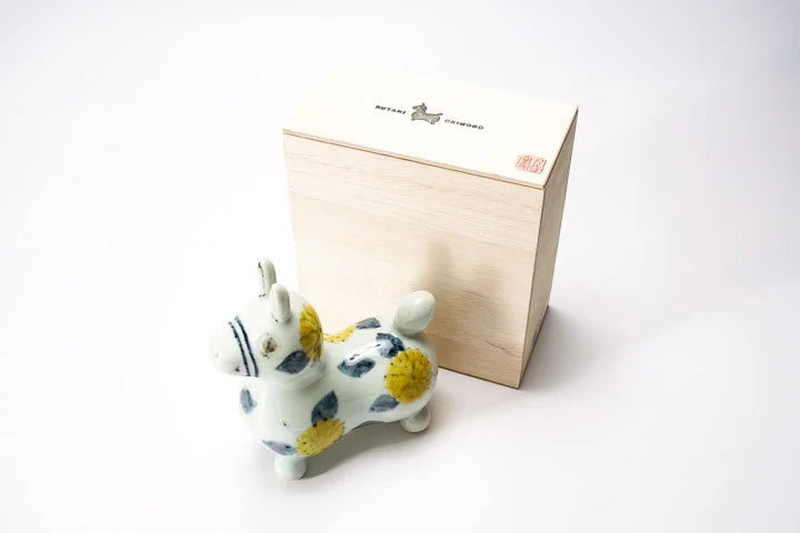 KUTANI WARE RODY COLORED CHRYSANTHEMUM/YUUSHIN TOKUNAGA