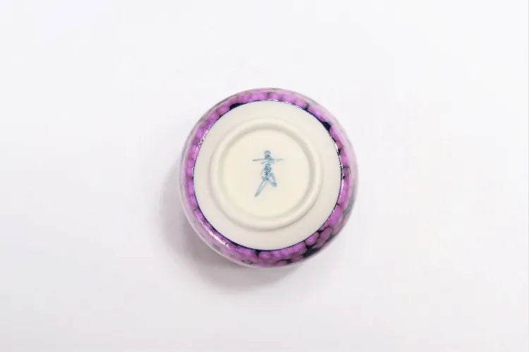 ARITA WARE  YUNOMI SET CHERRY BLOSSOM CREST / SHINEMON KLIN