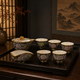 KUTANI PORCELAIN TEAPOT & CUP SET – HANA-TSUME DESIGN BY TAKAFUMI TAKA, LUXURY JAPANESE TABLEWARE