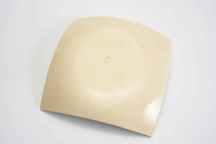 KUTANI WARE SQUARE PLATE AYAKA RED /KOKUZOU KILN