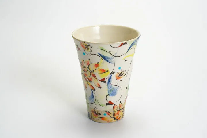 KUTANI WARE TUMBLER – SAIKA (RED) /KOKUZOU KLIN