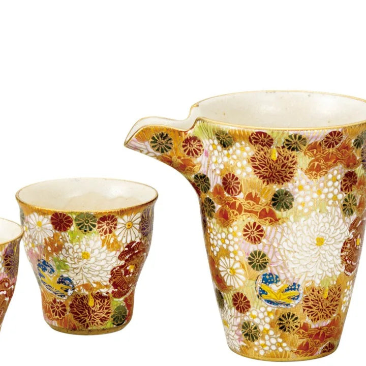 KUTANI JAPANESE SAKE SET HANAZUME