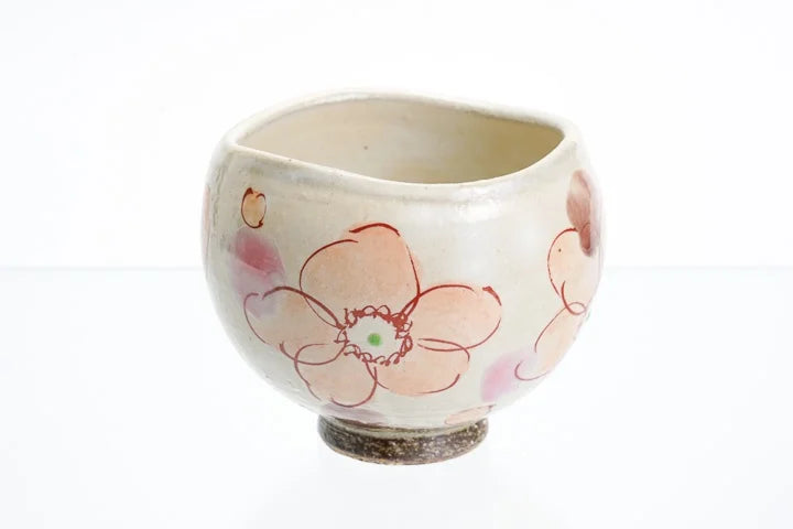 KUTANI WARE IPPUKU BOWL (SMALL) HANAWARA PINK/KOKUZOU KLIN