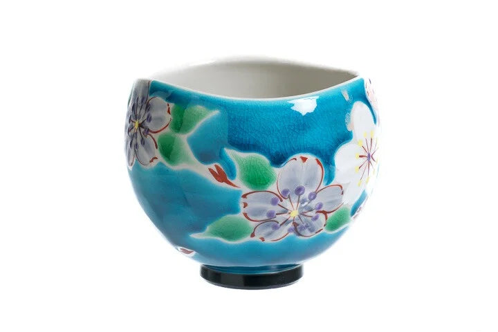 KOKUZOU KLIN KUTANI IPPUKU BOWL CHERRY BLOSSOM BANQUET - BLUE