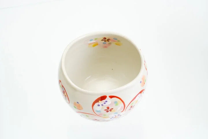 KOKUZOU KLIN KUTANI IPPUKU BOWL FLORAL SENTIMENT - RED