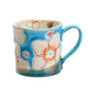 KUTANI JAPANESE MUG CUP TURKISH FLOWER ULALA /KOKUZOU KLIN