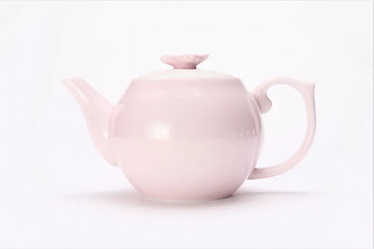 ARITA WARE PALE PINK GLAZE IRIDESCENT SAKURA TEA SET (WITH PLATE) TASEI KLIN