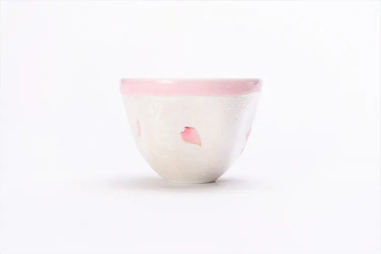 ARITA WARE PALE PINK GLAZE IRIDESCENT SAKURA TEA SET (WITH PLATE) TASEI KLIN
