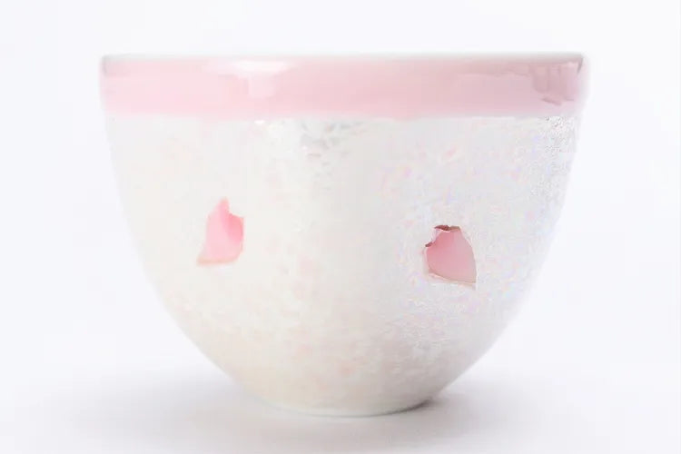 ARITA WARE PALE PINK GLAZE IRIDESCENT SAKURA TEA SET (WITH PLATE) TASEI KLIN