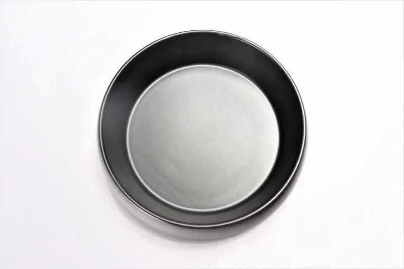 ARITA WARE  BLACK GLAZE FOUR-TIER JEWEL-SHAPED JUBAKO BENTO BOX – RISOGAMA KILN