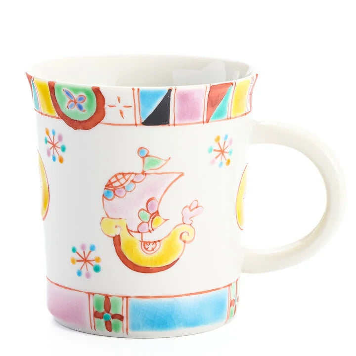 KUTANI WARE MUG SETTING SAIL /GINSYUU KLIN