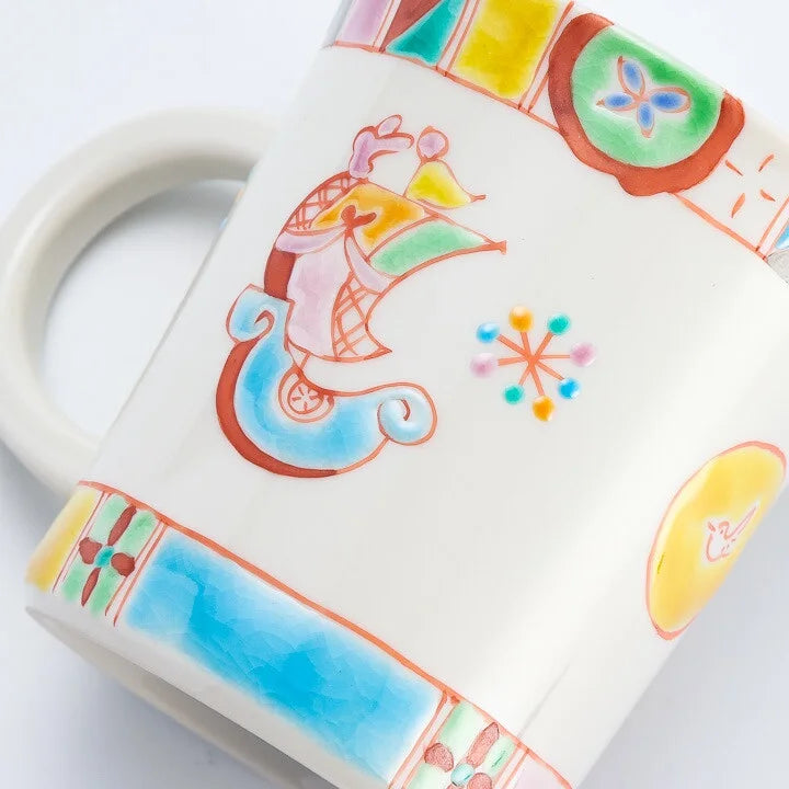 KUTANI WARE MUG SETTING SAIL /GINSYUU KLIN