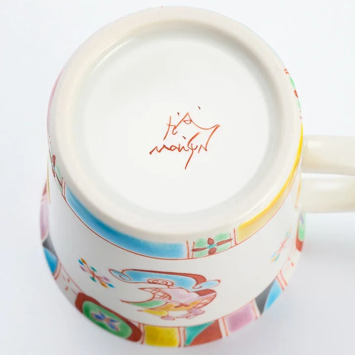 KUTANI WARE MUG SETTING SAIL /GINSYUU KLIN