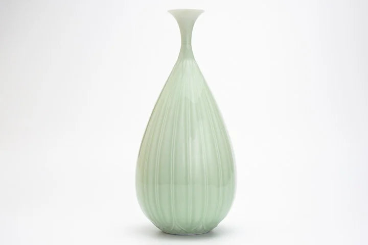 KUTANI WARE OUJIYUU VASE (RENBEN)/ MYOUSENTOUBOU