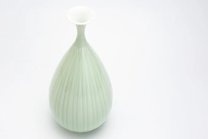 KUTANI WARE OUJIYUU VASE (RENBEN)/ MYOUSENTOUBOU
