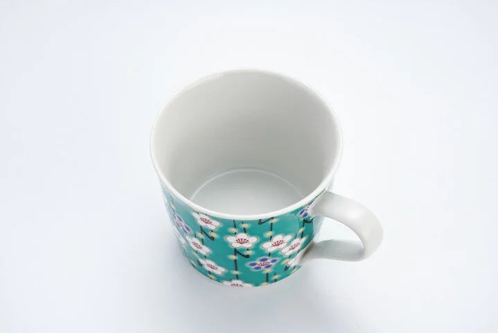 KUTANI JAPANESE MUG CUP PLUM /SEIKOU KLIN