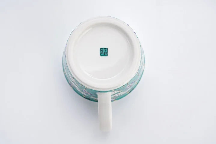 KUTANI JAPANESE MUG CUP PLUM /SEIKOU KLIN