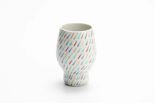 JAPANESE PICNIC TUMBLER KUTANI NONOHARA (LIDLESS) /KAMIDE CHOEMON KILN