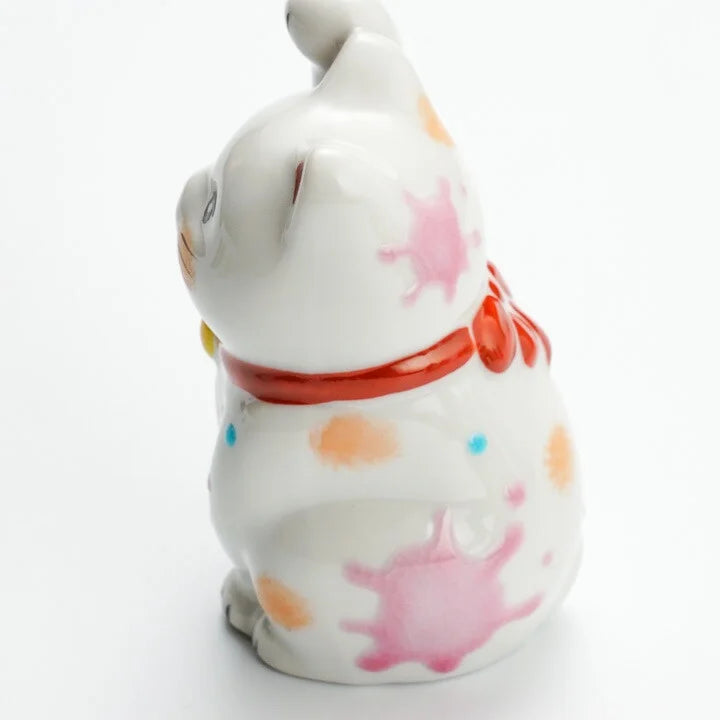 KUTANI WARE LUCKY CAT(MANEKI NEKO) STRAWBERRY / KOKUZOU KLIN