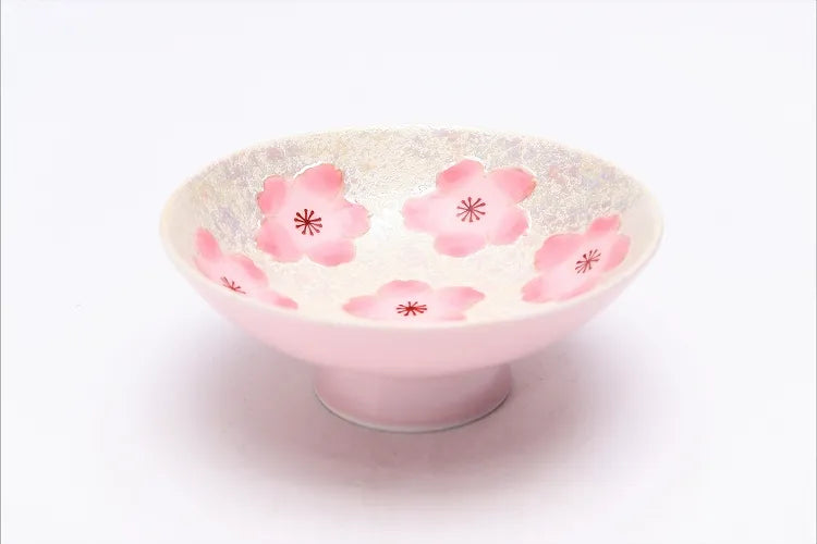 ARITA WARE “LIGHT PINK LUSTER SAKURA SAKE SET” – TASEI KILN