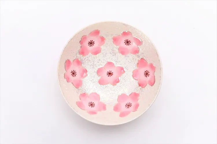 ARITA WARE “LIGHT PINK LUSTER SAKURA SAKE SET” – TASEI KILN