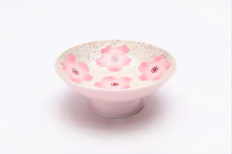 ARITA WARE “LIGHT PINK LUSTER SAKURA SAKE SET” – TASEI KILN