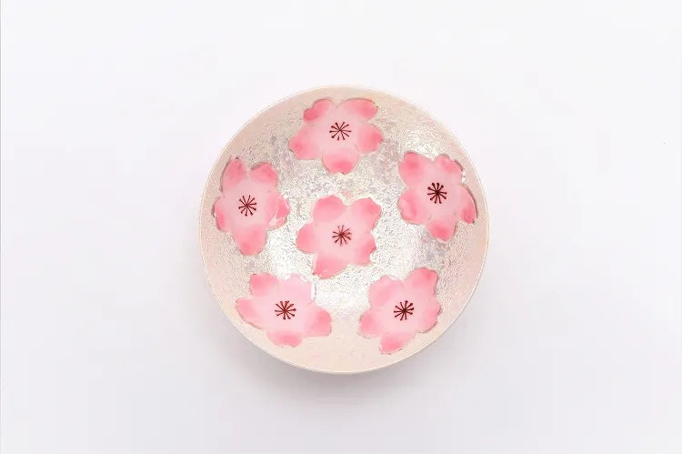 ARITA WARE “LIGHT PINK LUSTER SAKURA SAKE SET” – TASEI KILN