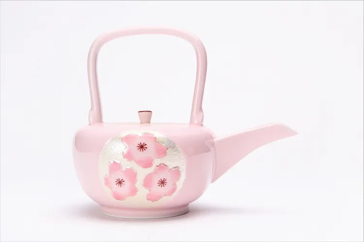 ARITA WARE “LIGHT PINK LUSTER SAKURA SAKE SET” – TASEI KILN