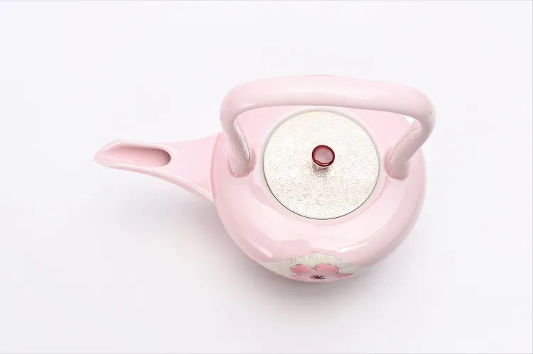 ARITA WARE “LIGHT PINK LUSTER SAKURA SAKE SET” – TASEI KILN