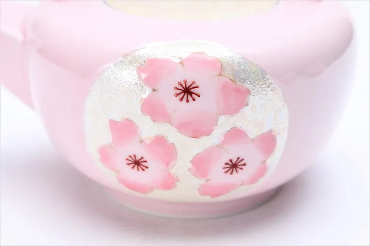 ARITA WARE “LIGHT PINK LUSTER SAKURA SAKE SET” – TASEI KILN