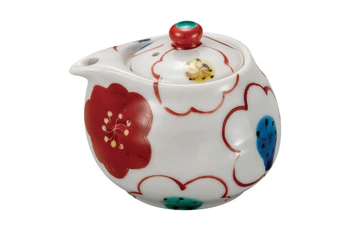 KUTANI WARE SOY SAUCE DISPENSER KAMON DESUGN SOUKYUU KILN JAPANESE CERAMIC SAUCE CONTAINER