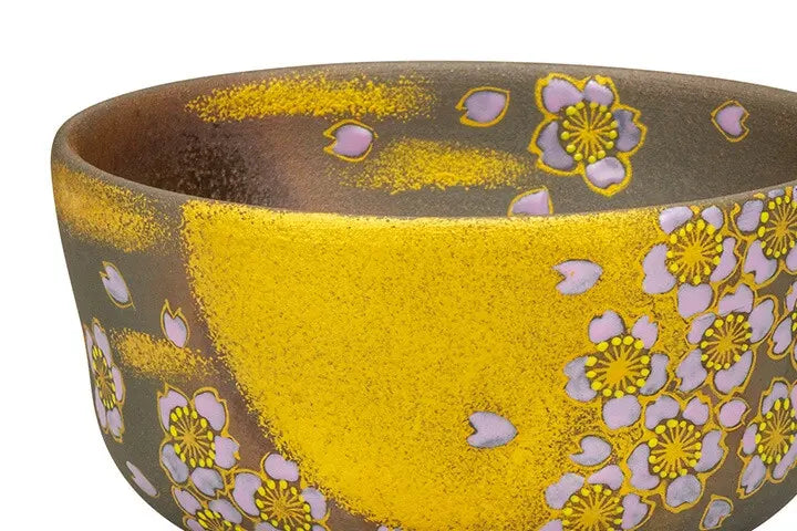 KUTANI WARE MATCHA BOWL CHAWAN OBORO-ZUKI