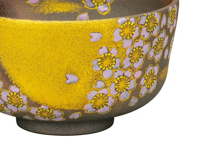 KUTANI WARE MATCHA BOWL CHAWAN OBORO-ZUKI