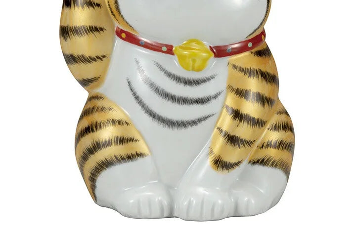 KUTANI WARE LUCKY CAT(MANEKI NEKO) KINSAI