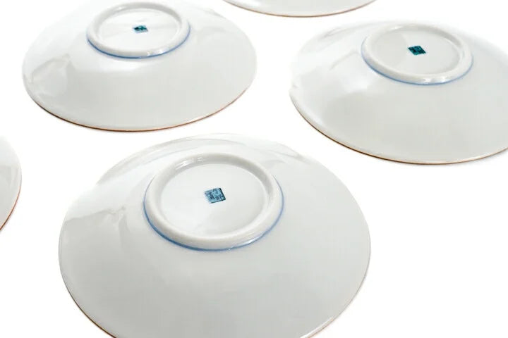 KUTANI JAPANESE PLATE SET YOSHIDAYA-STYLE PARTITIONED PEONY WITH BIRD/ SEIKOU KLIN