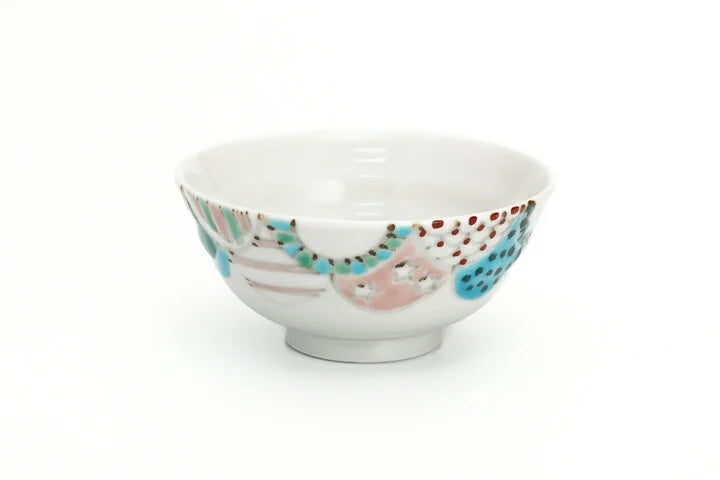 KUTANI JAPANESE RICE BOWL MOUNTAIN DESIGN BY CHIE SAKURAI