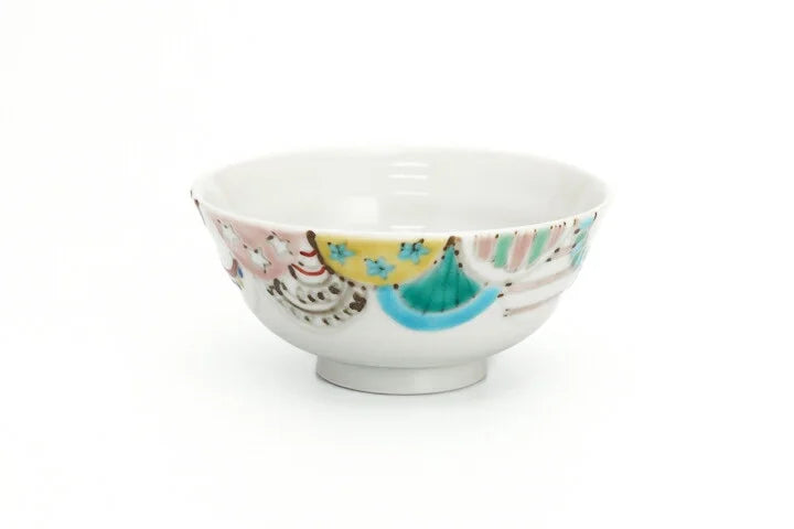 KUTANI JAPANESE RICE BOWL MOUNTAIN DESIGN BY CHIE SAKURAI