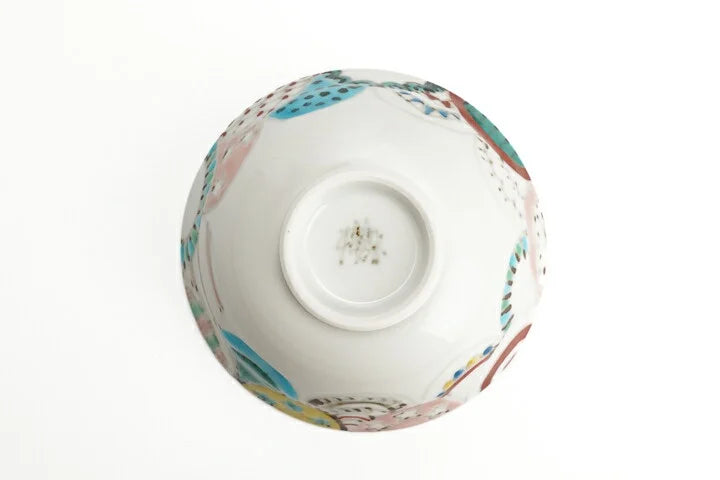 KUTANI JAPANESE RICE BOWL MOUNTAIN DESIGN BY CHIE SAKURAI
