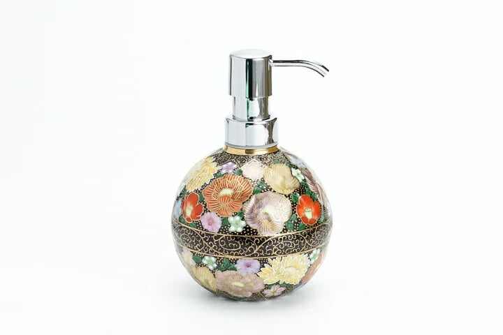 KUTANI WARE SOAP BOTTLE HANAZUME / TAISHI KILN