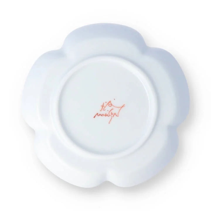 KUTANI WARE MOKKO SMALL PLATE BLOSSOM / GINSYUU KLIN