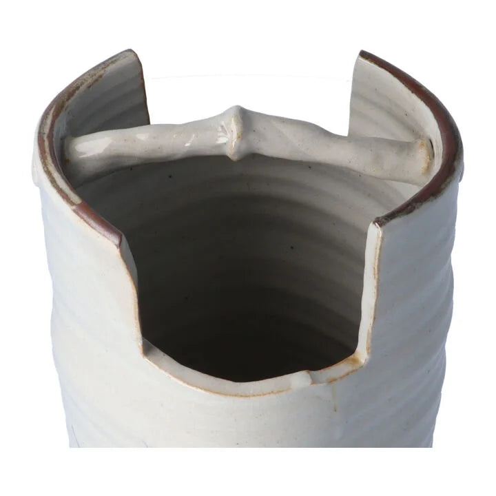 KUTANI WARE HAND PAIL FLOWER VASE ZAKURO